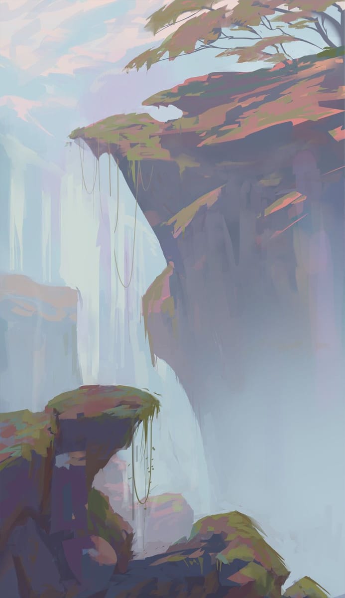 Artwork Title: Waterfall
