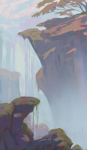 Artwork Title: Waterfall