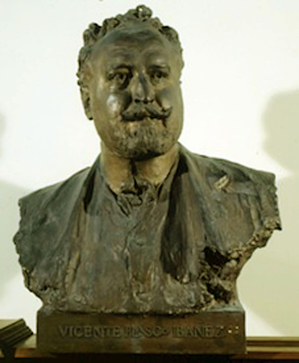 Artwork Title: Vicente Blasco Ibañez