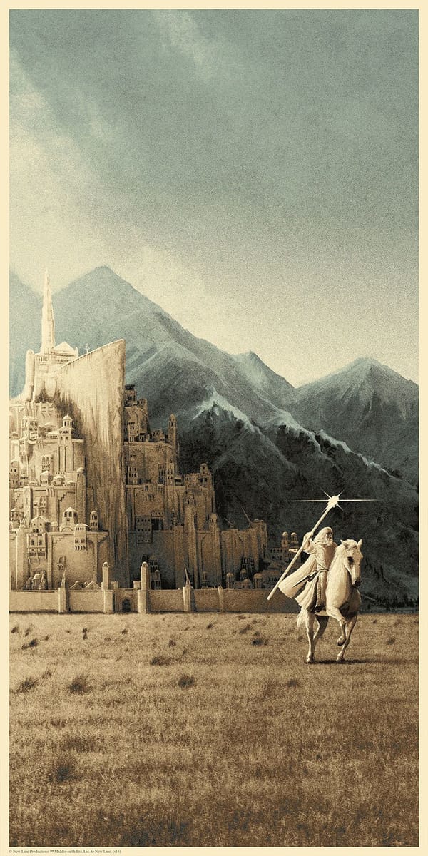 The Lord of the Rings - Minas Tirith art.