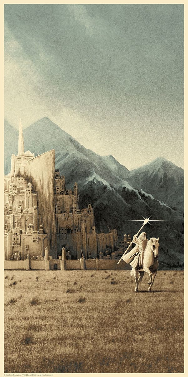 minas tirith' Poster, picture, metal print, paint by Designersen