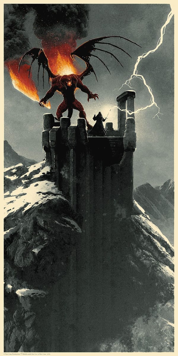 Artwork Title: Gandalf v Balrog