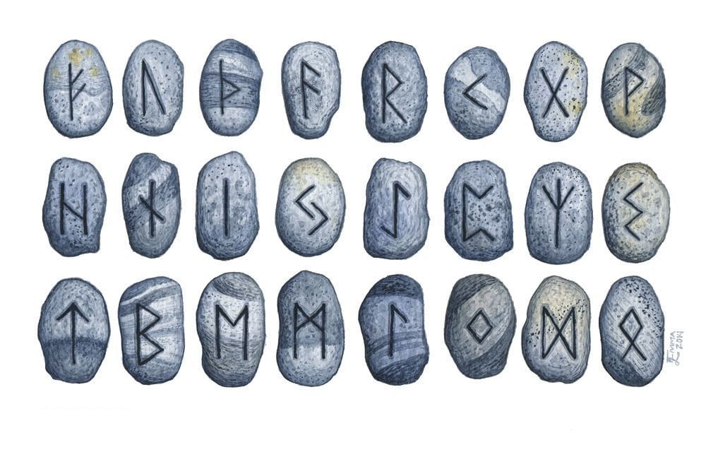 Artwork Title: Futhark Pebbles