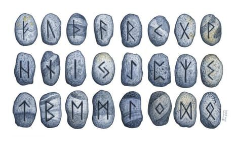 Artwork Title: Futhark Pebbles