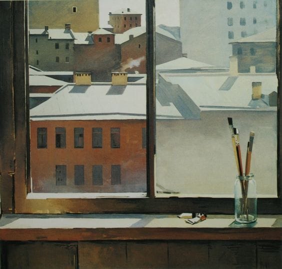 Artwork Title: morning in Moscow