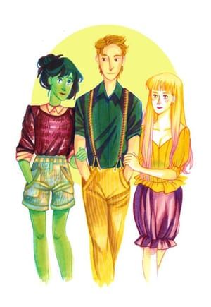 Artwork Title: Elphaba, Fiyero, and Galinda