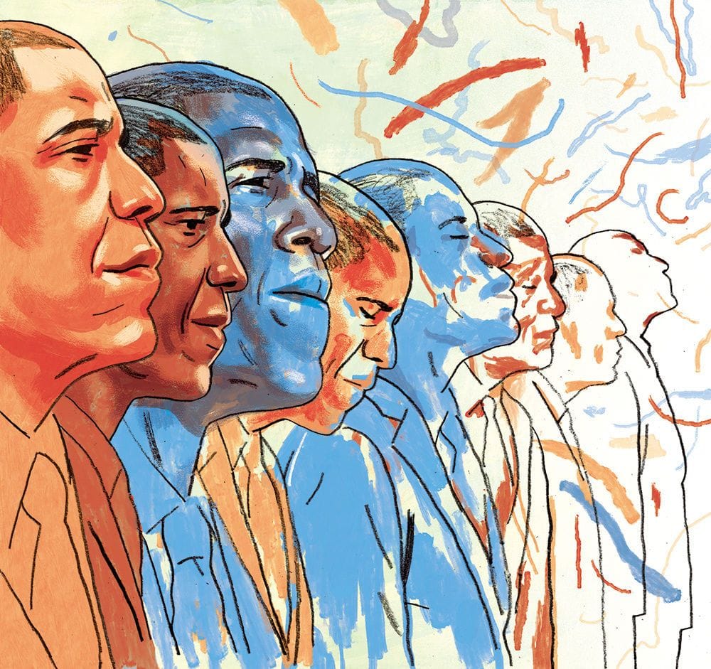 Artwork Title: The Early Drafts of Obama's Legacy