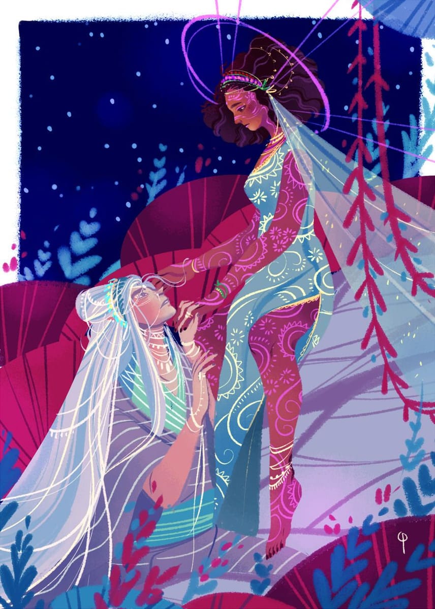 Artwork Title: Thingol and Melian