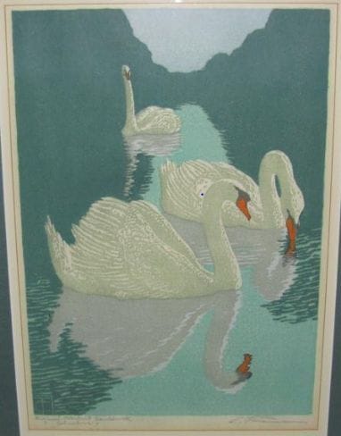 Artwork Title: Schwäne (Swans)