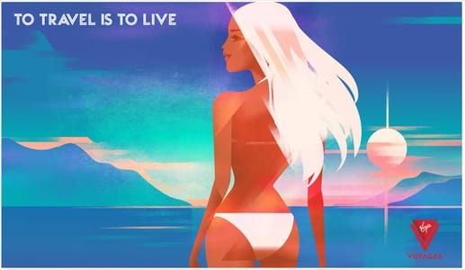 Artwork Title: Virgin: To Travel is To Live