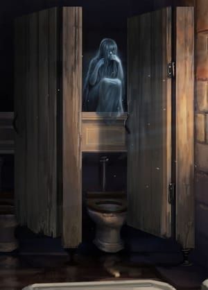 Artwork Title: Myrtle in Her Bathroom