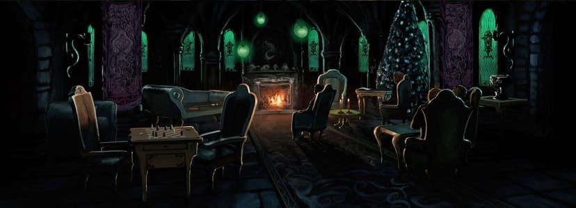 Artwork Title: Slytherin Common Room With Draco Malfoy
