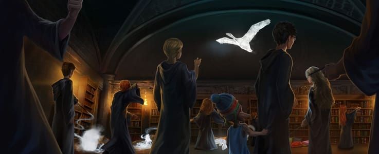 Artwork Title: Dumbledore's Army in Training
