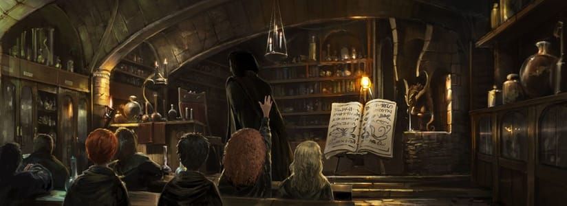 Artwork Title: Harry's First Potions Lesson