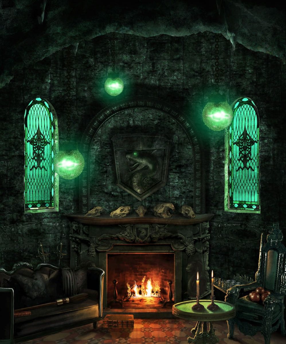 Artwork Title: Slytherin Common Room