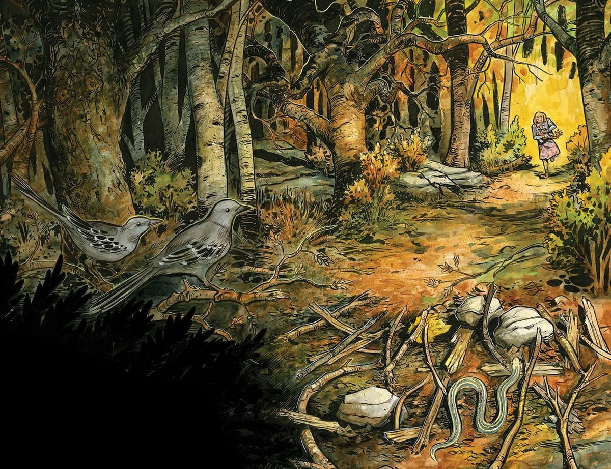 Artwork Title: Harrow County #2 Splash Page