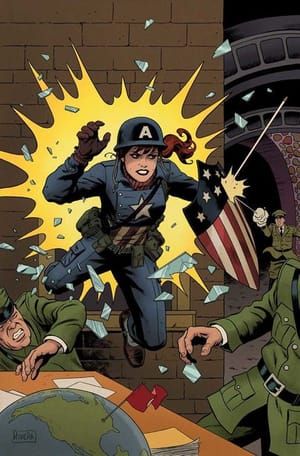 Artwork Title: Captain America: Steve Rogers #18 Mary Jane Variant