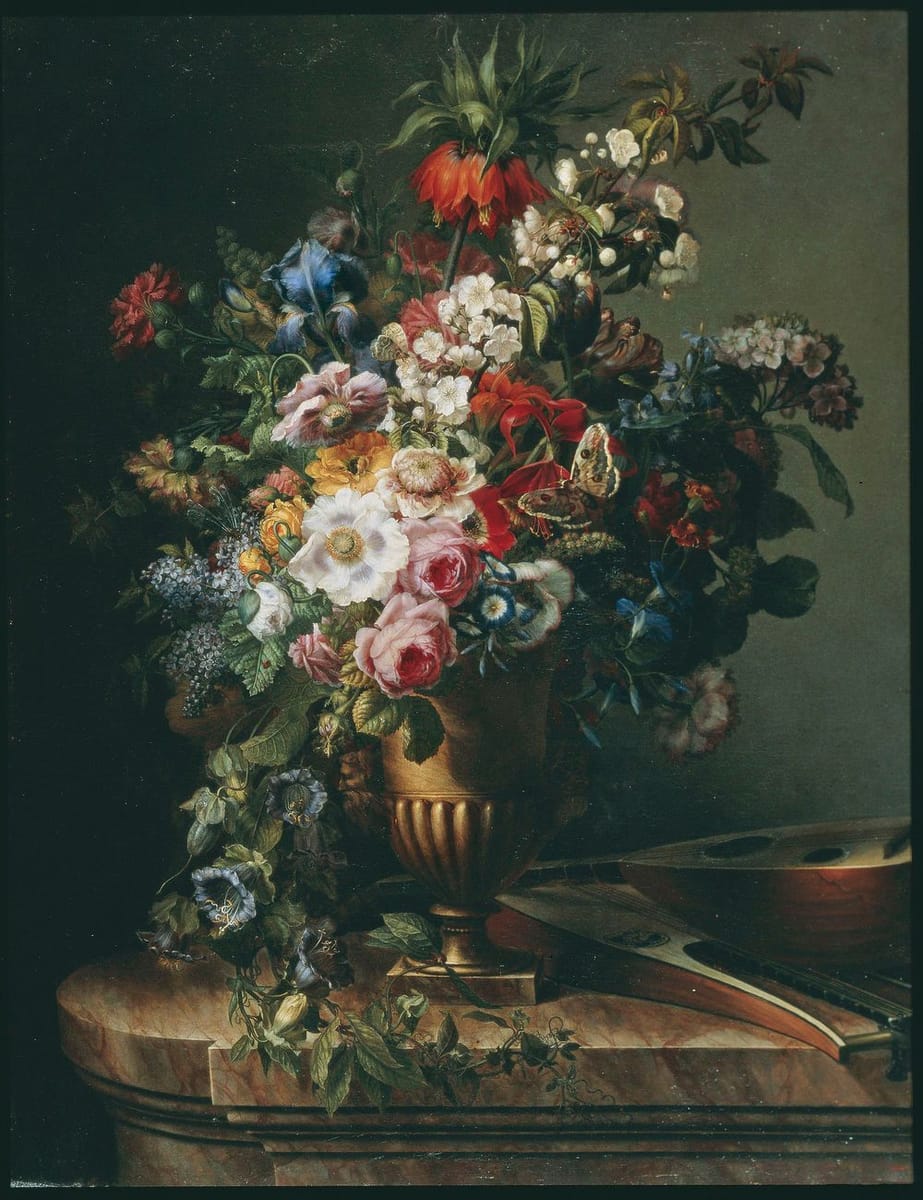 Artwork Title: Vase avec des fleurs