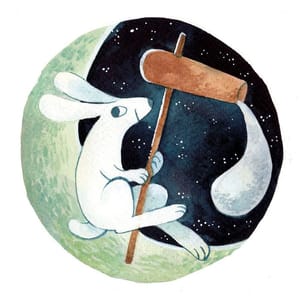 Artwork Title: Moonlight Rabbit