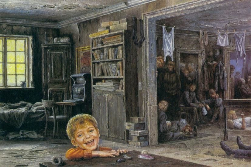 Artwork Title: Det glade barn (The Happy Child)