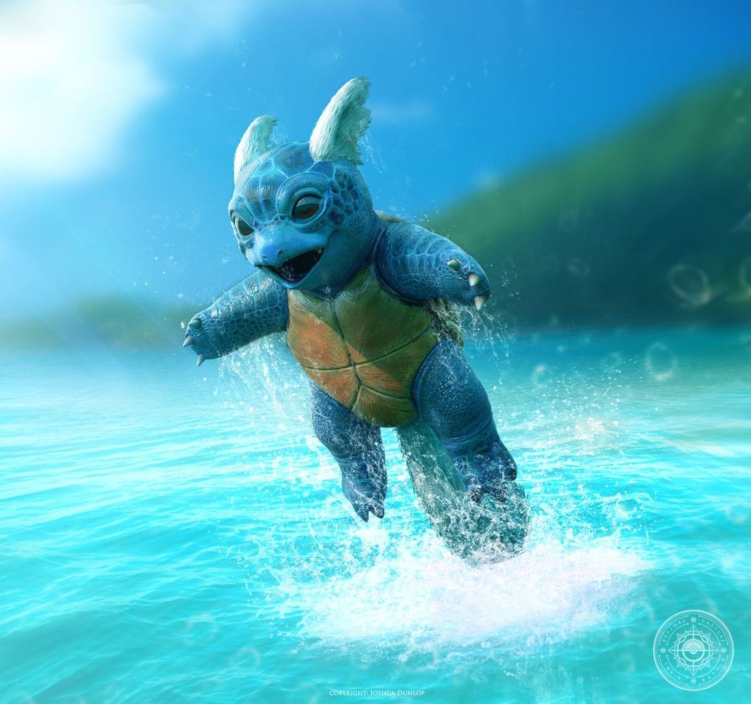 Artwork Title: Wartortle