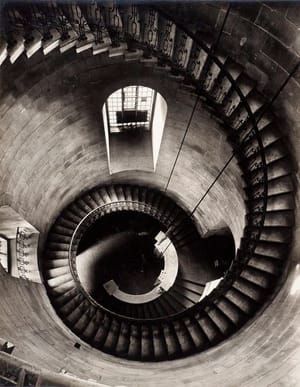 Artwork Title: St. Pauls Cathedral spiral staircase, looking down