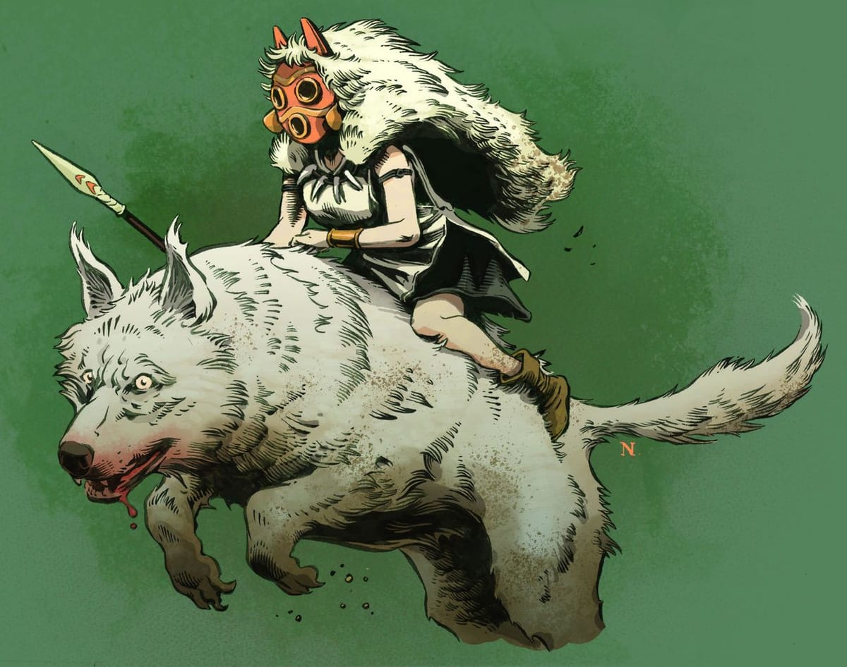 Artwork Title: Princess Mononoke