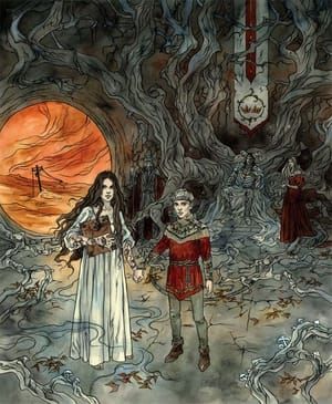 Artwork Title: Annabel and Ash in the Court of the Unseelie King