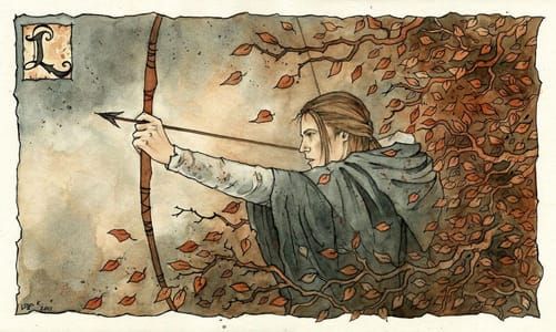 Artwork Title: Legolas