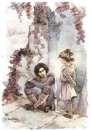 Artwork Title: Ben and Little Rey