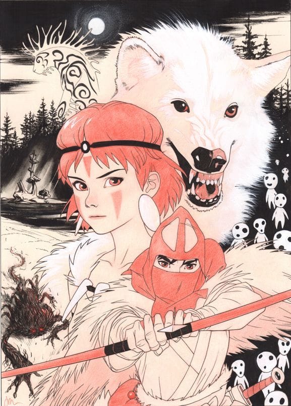 Artwork Title: Princess Mononoke