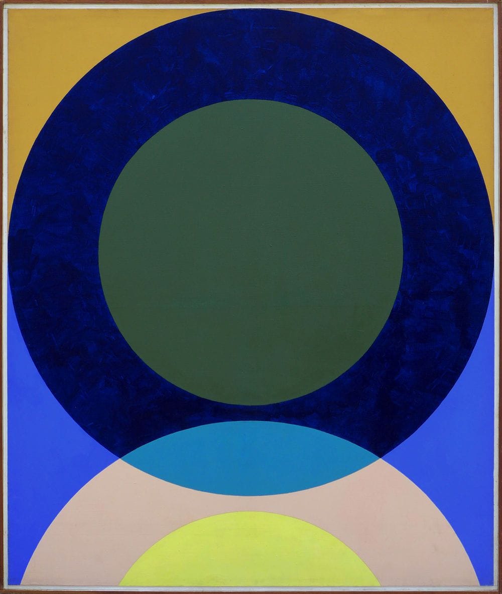 Artwork Title: Untitled (blue circle)