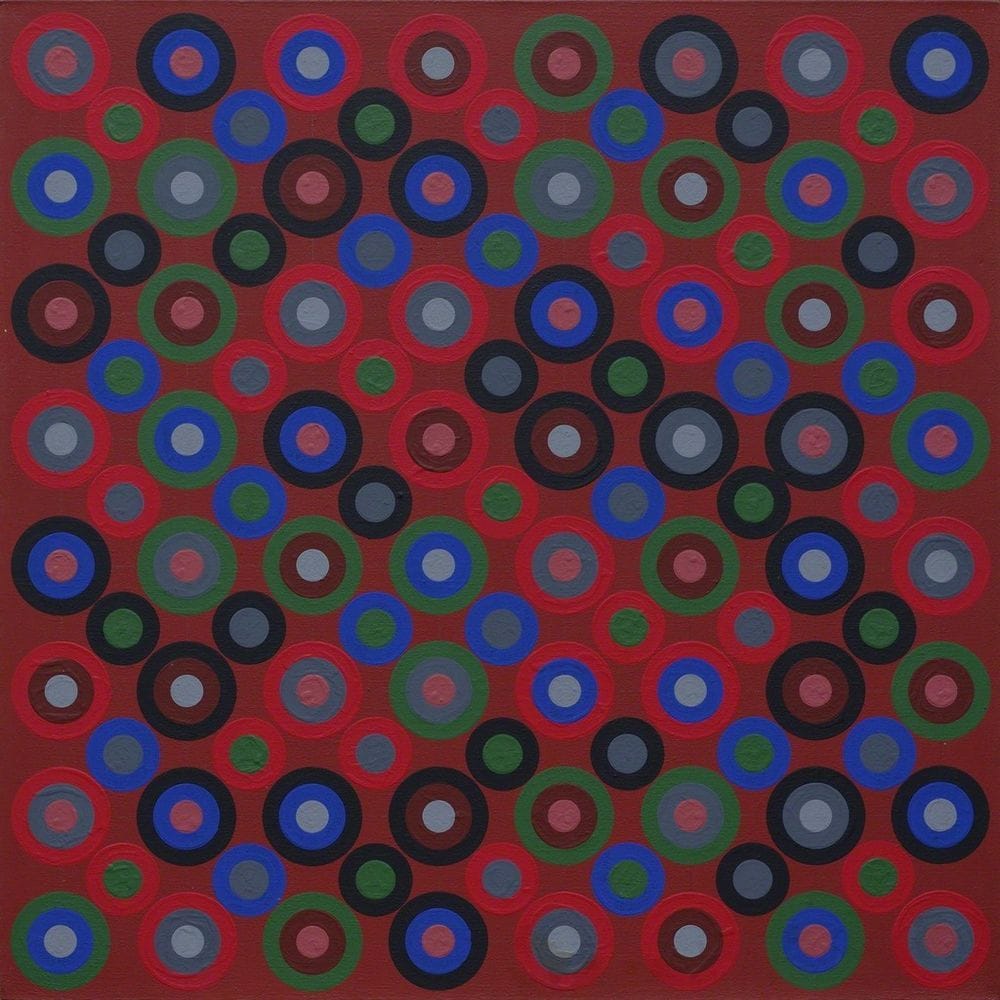 Artwork Title: Large Circle Series: Red Ground