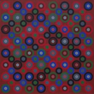 Artwork Title: Large Circle Series: Red Ground