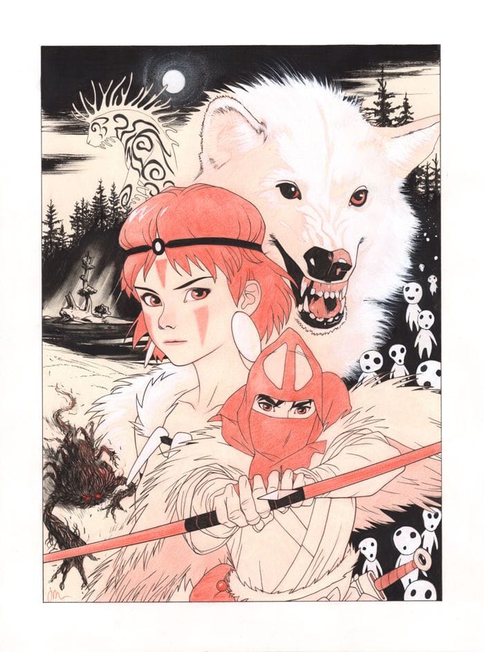 Artwork Title: Princess Mononoke