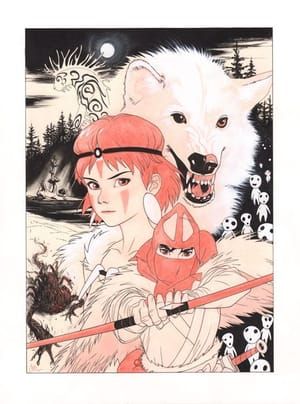 Artwork Title: Princess Mononoke