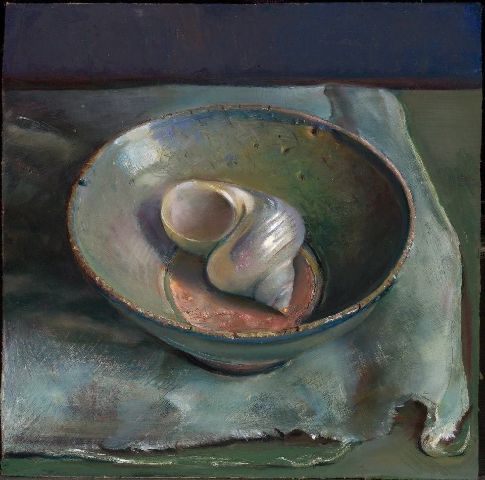 Artwork Title: Schelp in Schaaltje (Sea Shell in Bowl)