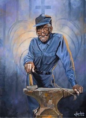 Artwork Title: Philip Simmons, Master Blacksmith