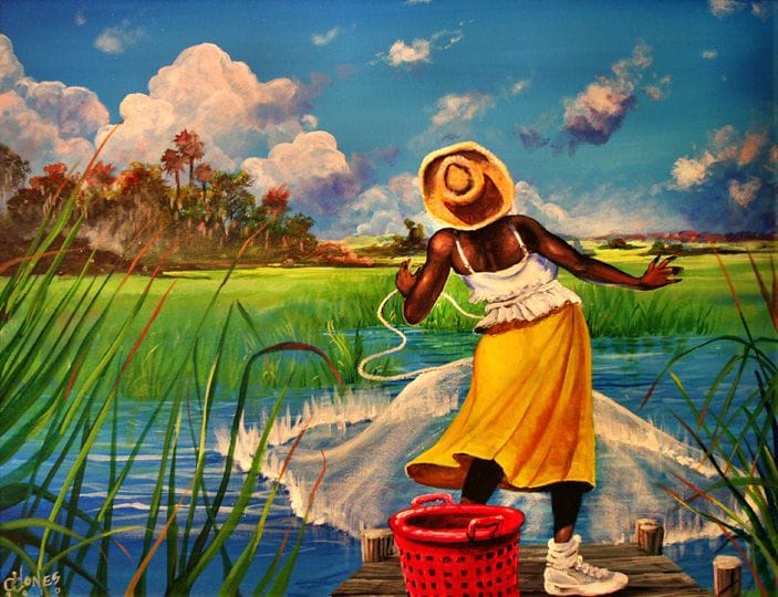 Artwork Title: Gullah Girl from Cainhoy