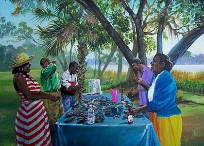 Artwork Title: Gullah Oyster Roast