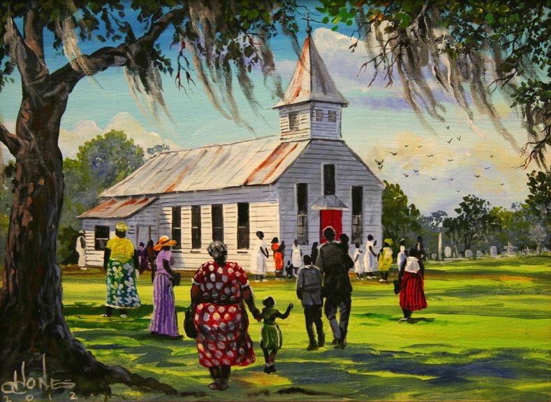 Artwork Title: Gullah Country Church