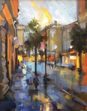Artwork Title: King Street in Warm and Cool