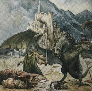 Artwork Title: Eowyn vs. Witch King