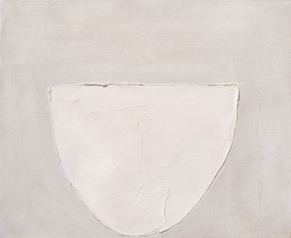 Artwork Title: Bowl (White on Grey)
