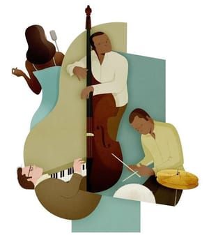 Artwork Title: Jazz Quartet