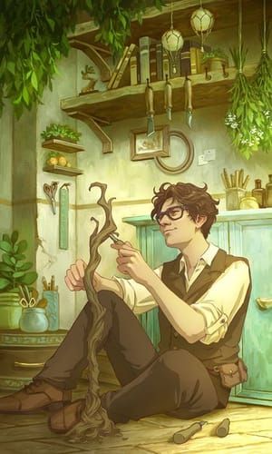 Artwork Title: Page of Wands