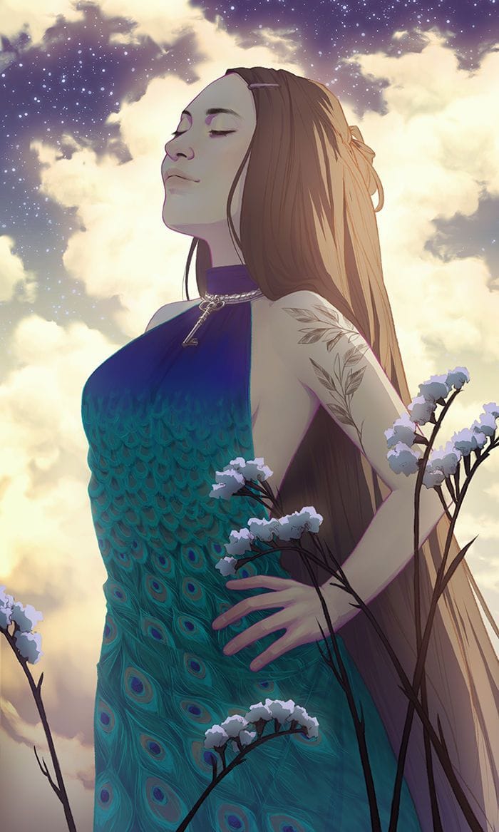 Artwork Title: Six of Wands