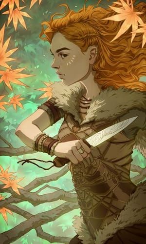 Artwork Title: Seven of Wands