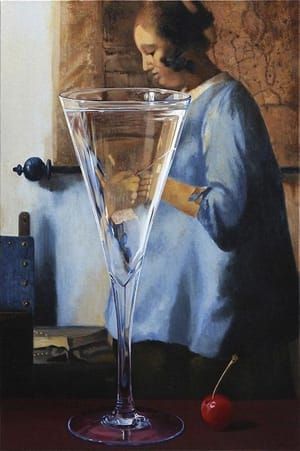 Artwork Title: The Letter after Johannes Vermeer