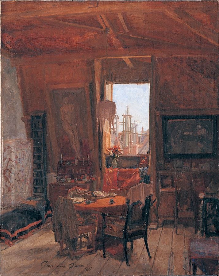 Artwork Title: Studio at P.C. Hooftstraat 90